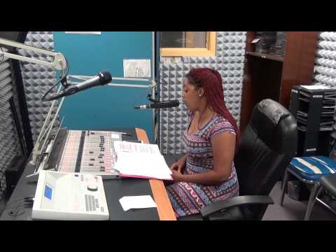 DJ Plain Jaine Doing her show ‘The ’13th Hour’ on WPRL 91.7 FM