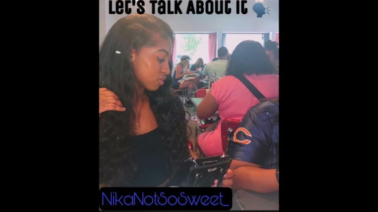 NikaNotSoSweet doing her show ‘Let’s Talk About It’ (S1 E4)