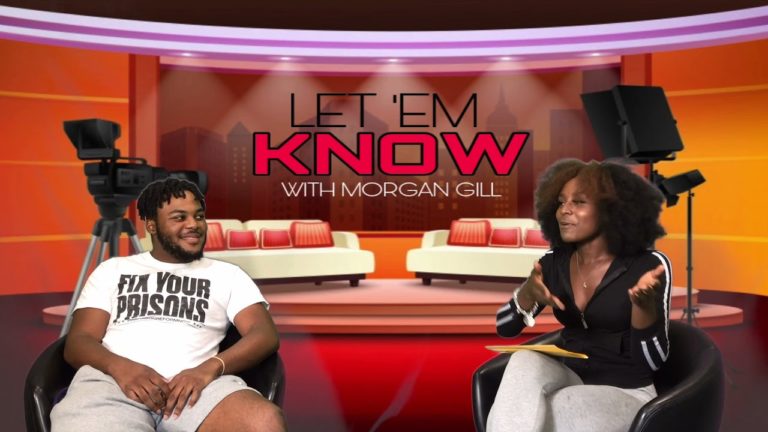 Morgan Gill doing her show ‘Let ‘Em Know’ (October 30, 2021)