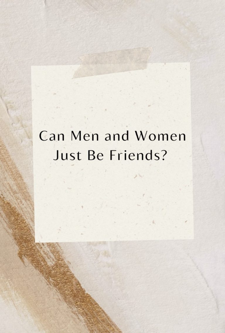 Can Men and Women Just Be Friends?