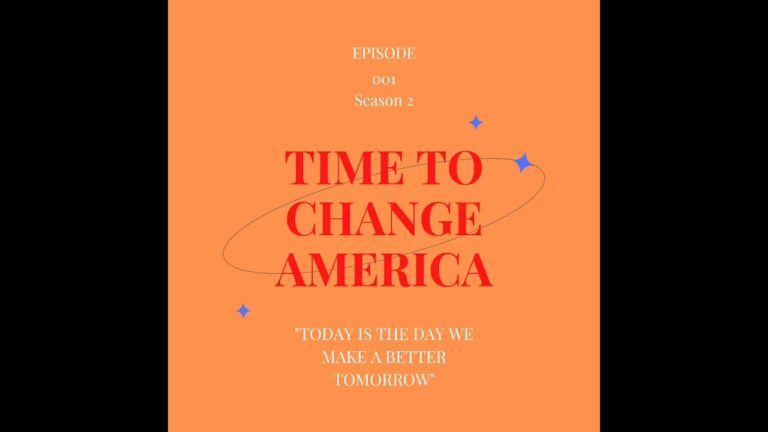 Dejah Burton doing her podcast ‘Time to Change America’ (S2 E1)