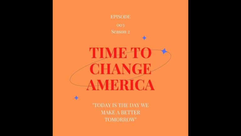 Dejah Burton doing her podcast ‘Time to Change America’ (S2 E3)