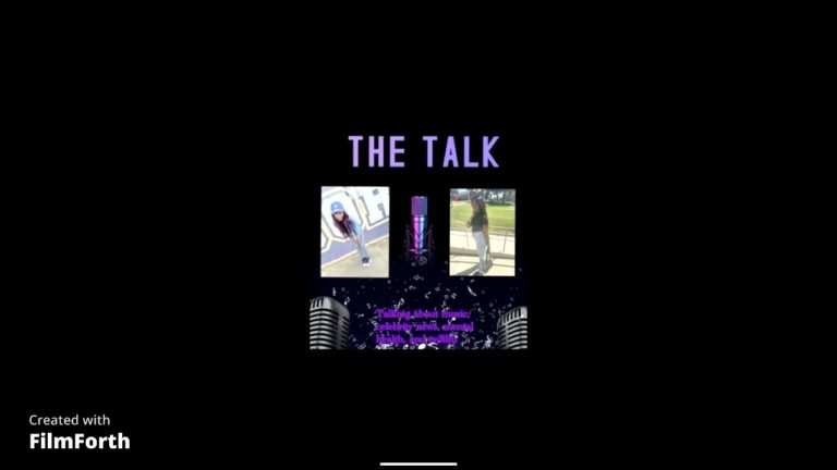 Martiyona Carter doing her podcast ‘The Talk’ (S1 E4)