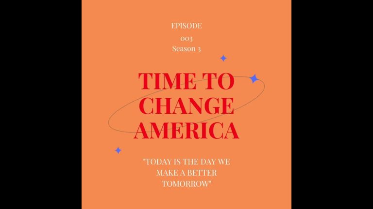 Dejah Burton doing her podcast ‘Time to Change America’ (S2 E4)
