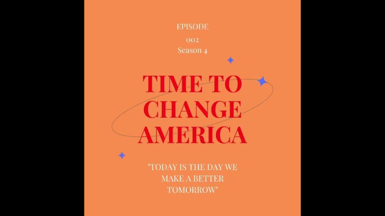 Dejah Burton doing her podcast ‘Time to Change America’ (S2 E6)