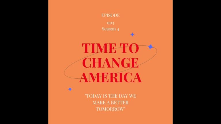 Dejah Burton doing her podcast ‘Time to Change America’ (S2 E7)