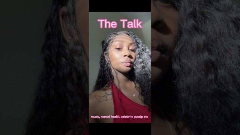 Martiyona Carter doing her podcast ‘The Talk’ (S1 E8)