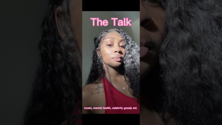 Martiyona Carter doing her podcast ‘The Talk’ (S1 E9)