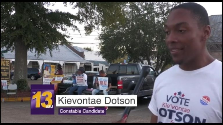 Delesha Banks reporting for ASU TV-13 / Port Gibson, Mississippi Voting