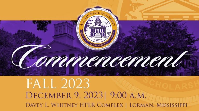 Alcorn Holds Fall 2023 Commencement