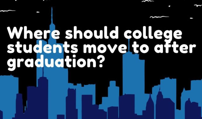 Where should college students move to after graduation?