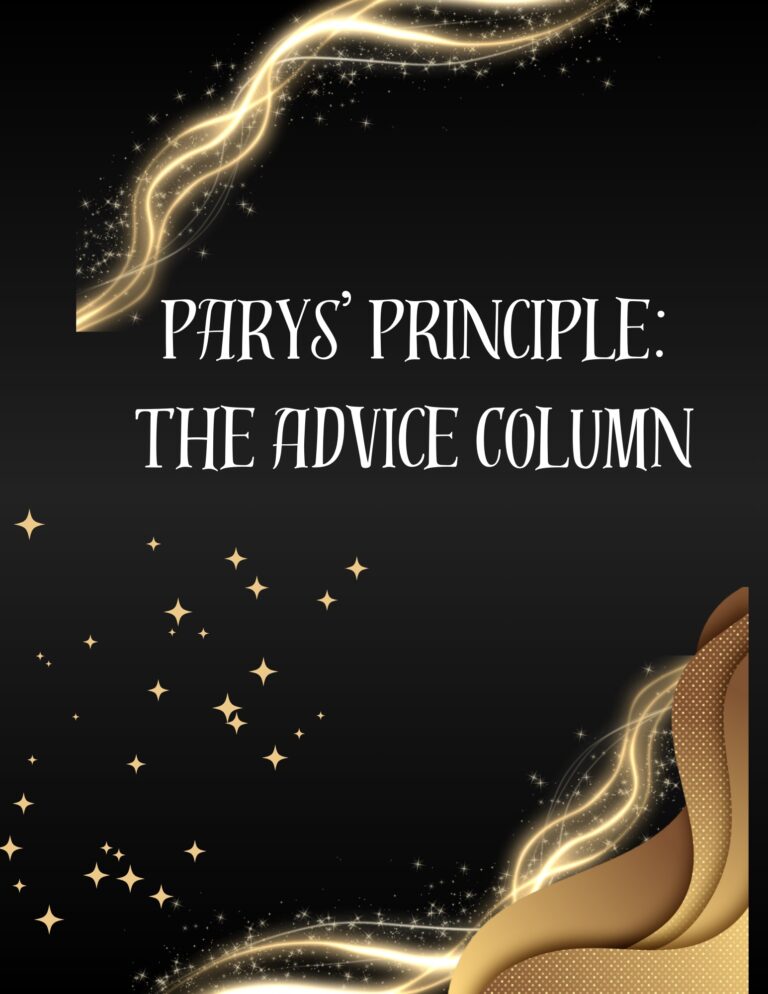 Parys’ Principle: The Advice Column (March 31, 2025)