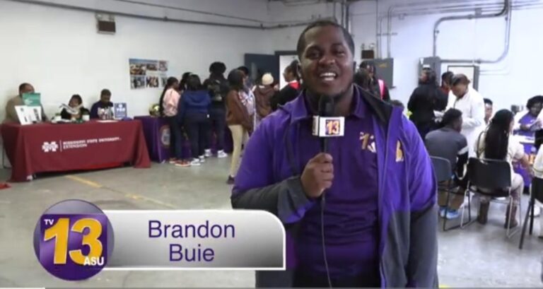 Brandon Buie reporting for ASU TV-13 / Claiborne County CTE