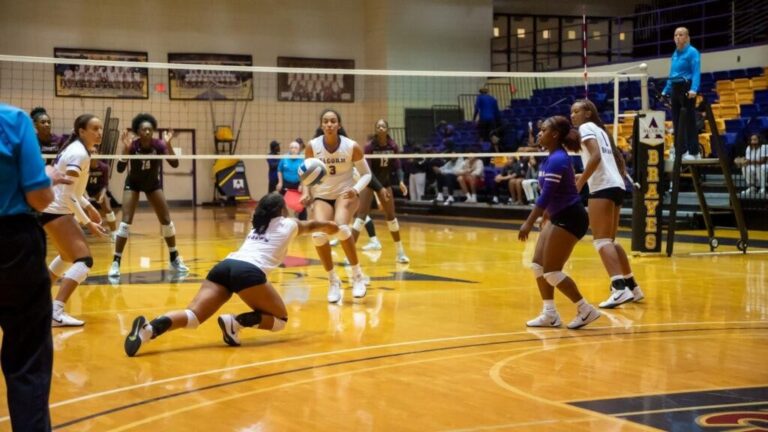 Lady Braves Push Texas Southern to Five Sets in SWAC Opener