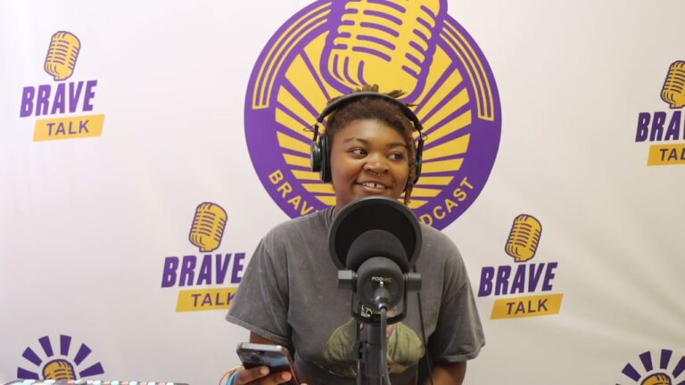 Naleah Fullilove doing her Podcast ‘Love and Entertainment’ (S1 E3)