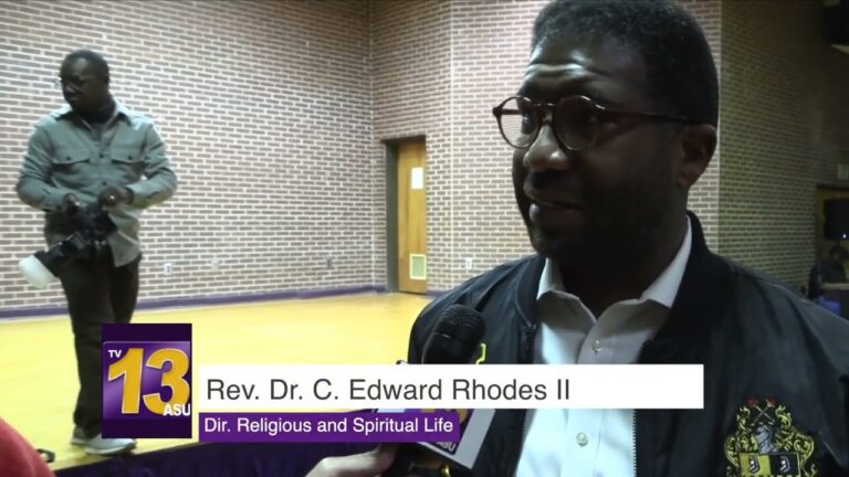 Michael Williams reporting for ASU TV-13 / MLK Walk